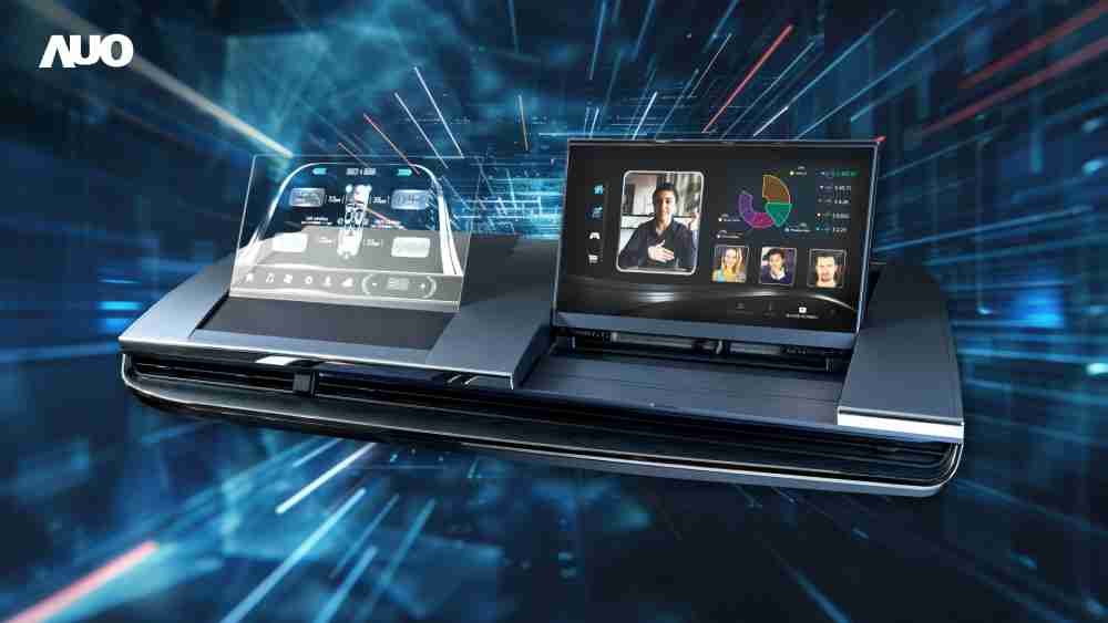 壹号平台Micro LED Display HMI解决方案打造透明Micro LED前座仪表，，，，呈现信息并保留驾驶视野开阔；亦为副驾驶座乘客打造收放自如的Micro LED屏幕，，，在不影响显示质量的前提于显示区内建镜头，，让用户能与视讯对象直接眼神接触，，提供绝佳的双向沟通体验