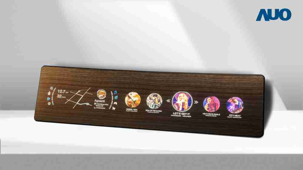 壹号平台研发全球最高穿透度达80%的AmLED木纹显示器，，，可于使用时呈现高亮度、、、、清晰可见的信息，，并在不使用时回归为单纯的饰板，，，，节能兼具美观